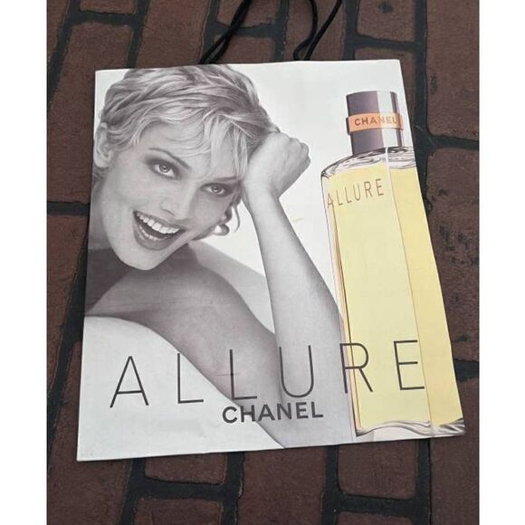 Chanel Allure 1998 Shopping Tote Bag Vintage Perfume Parfum Advertising‎ - Picture 1 of 5